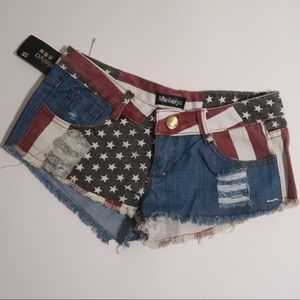 American flag shorts
